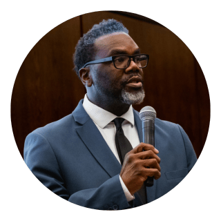 Chicago Mayor Brandon Johnson